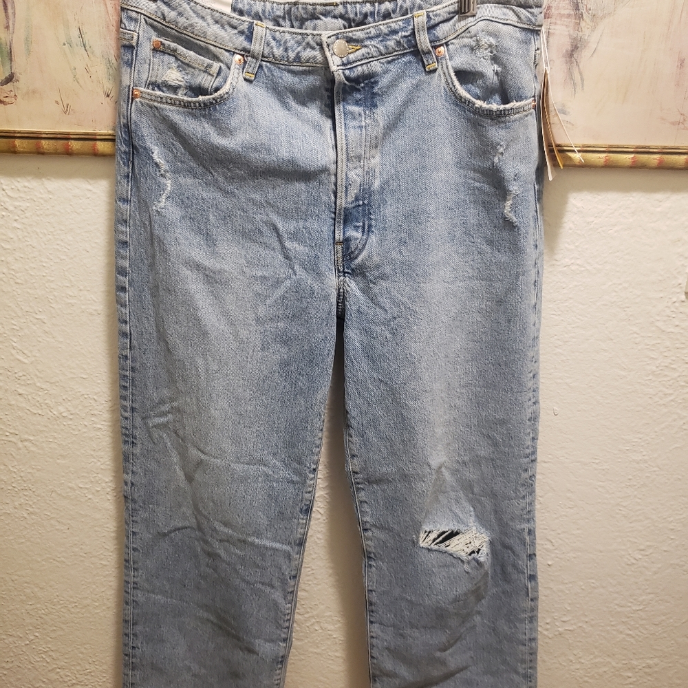 H&M Ultra High Waist Jeans size 14 NEW